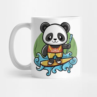 Cute Panda Surfer Mug